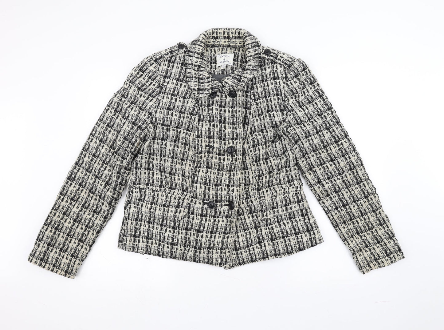 Antoni & Alison Womens White   Jacket  Size XL
