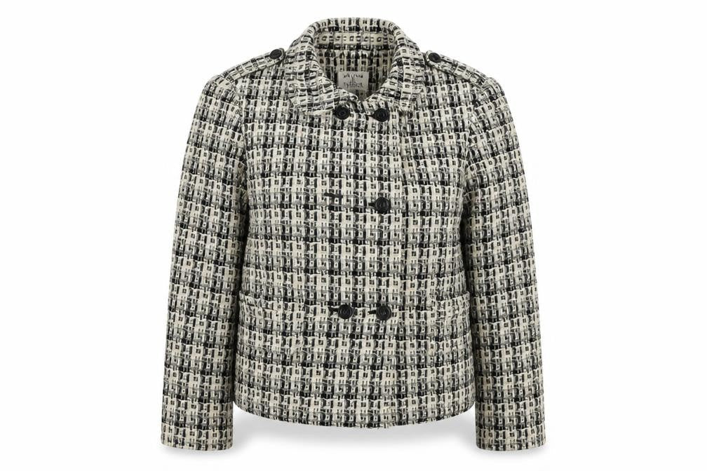 Front view of Antoni & Alison women’s white jacket, size XL
