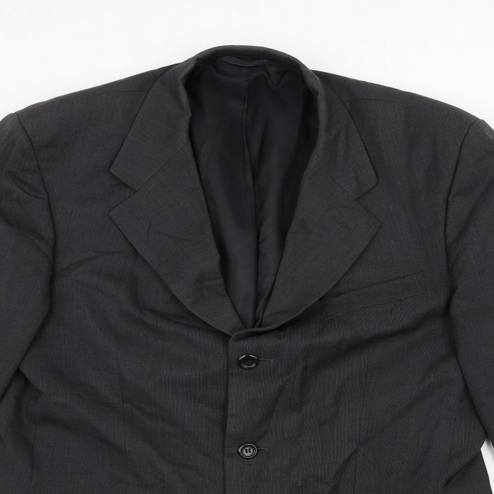 Burton Mens Grey   Jacket Suit Jacket Size 38