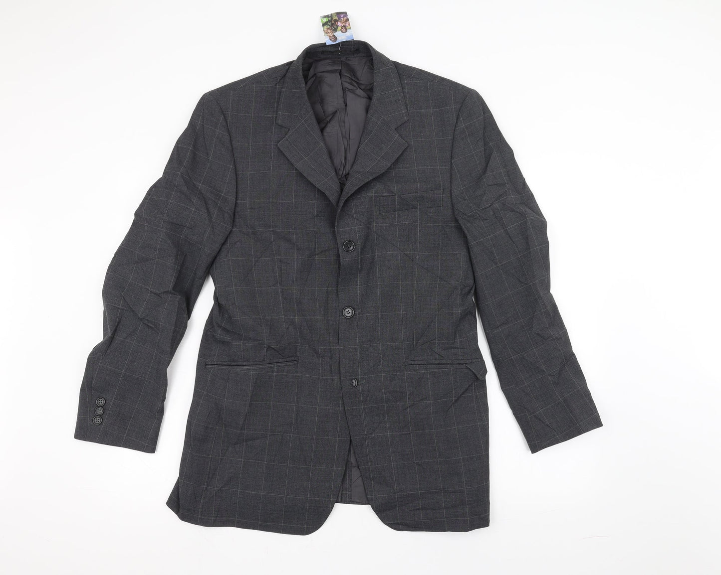 Burton Mens Grey   Jacket Suit Jacket Size 38