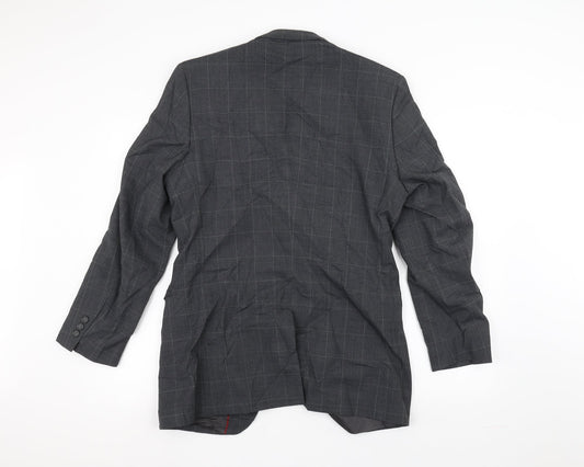 Burton Mens Grey   Jacket Suit Jacket Size 38