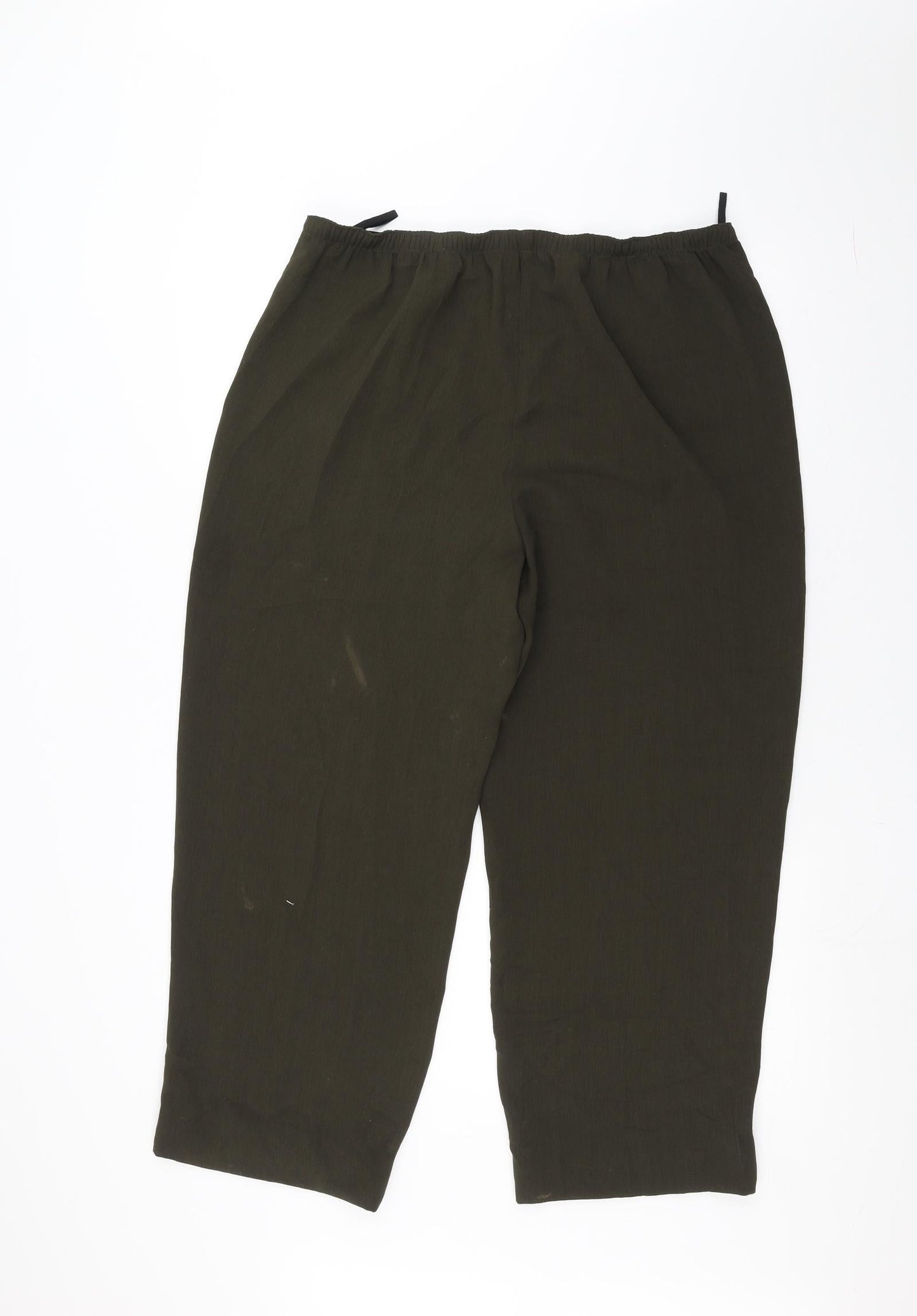 Marks and Spencer Womens Green   Trousers  Size 16 L24 in