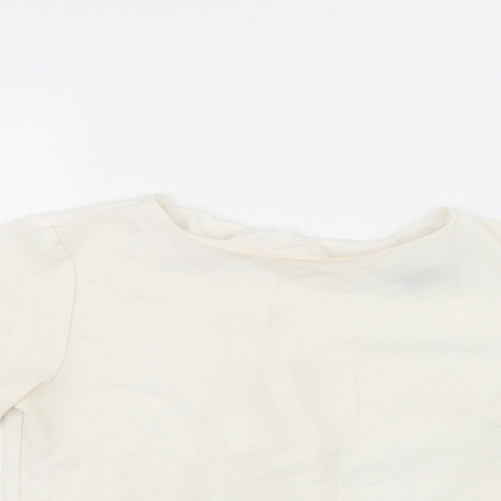 ASOS Womens White   Basic T-Shirt Size 10