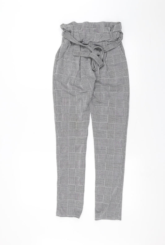 Prague Womens Black   Trousers  Size 8 L25 in