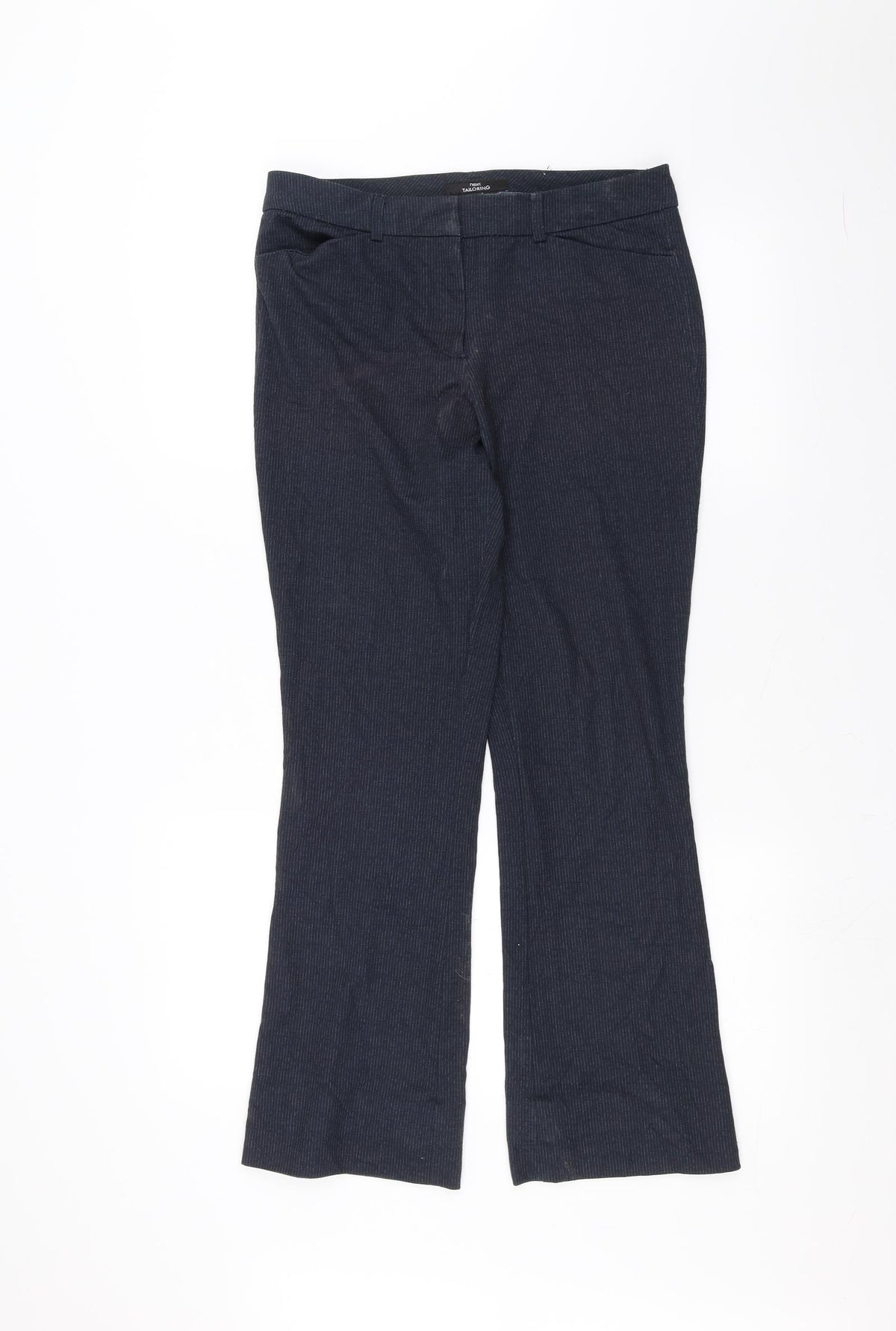 Next Womens Blue   Trousers  Size 10 L25 in