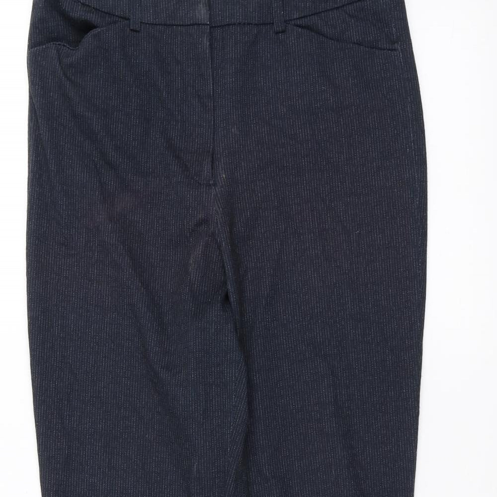 Next Womens Blue   Trousers  Size 10 L25 in