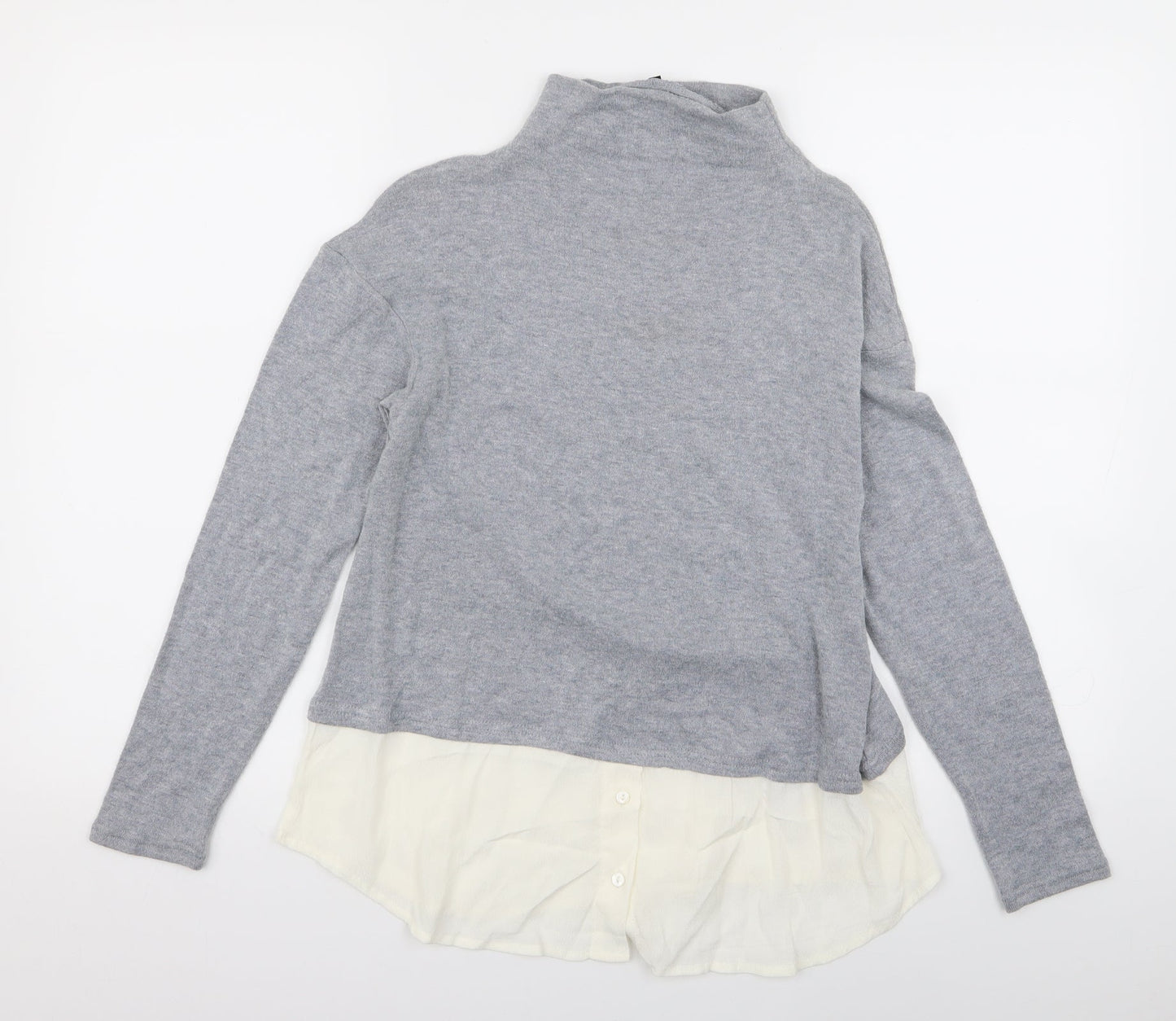 New Look Womens Grey   Pullover Jumper Size 12