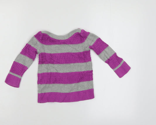 Gap Baby Multicoloured Striped  Pullover Jumper Size 12-18 Months