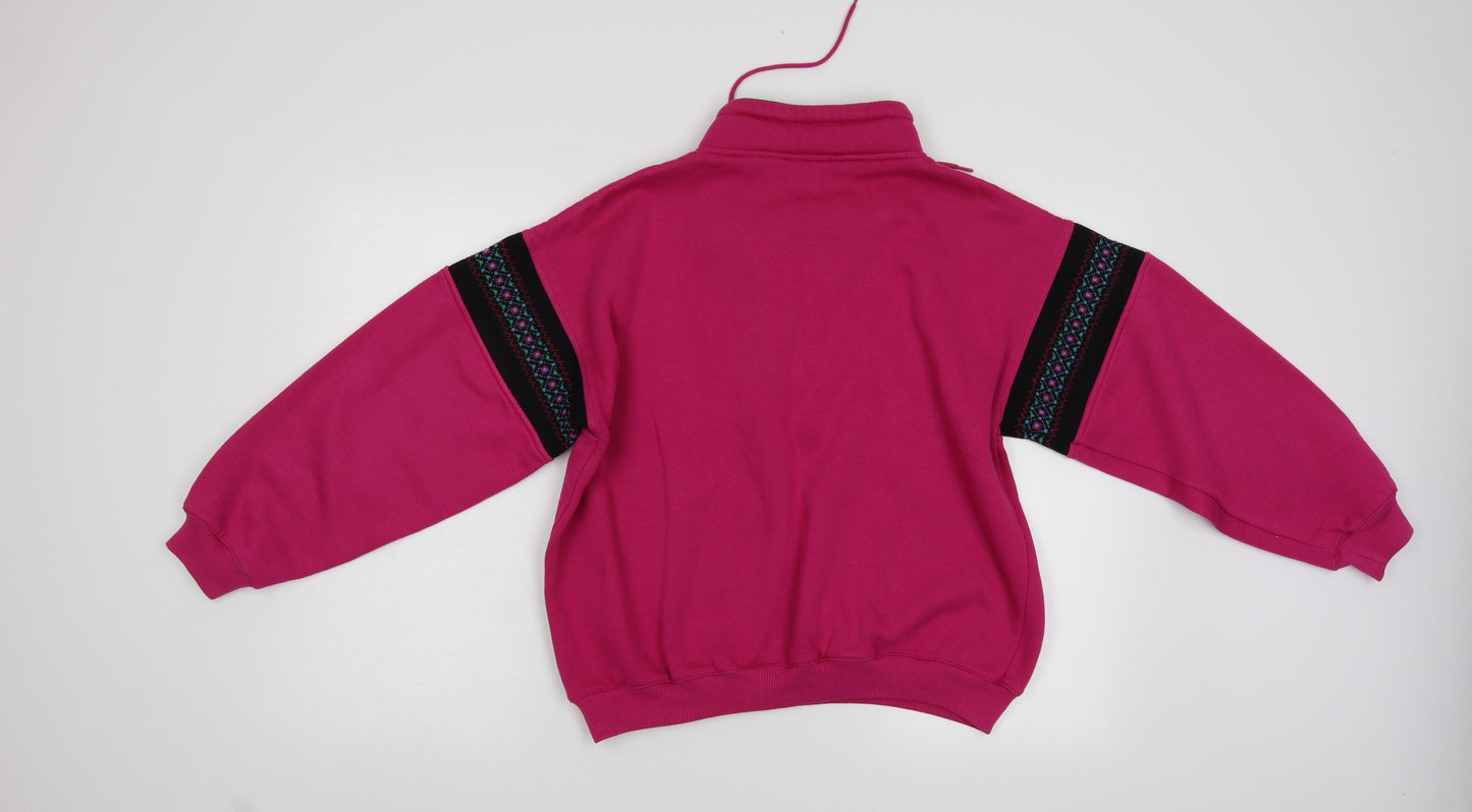 Para Womens Pink   Pullover Sweatshirt Size L