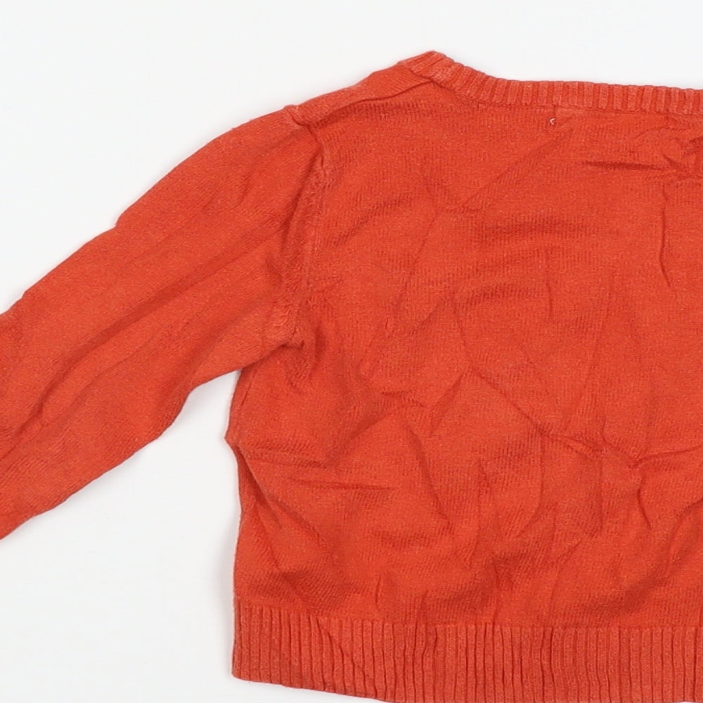 H&M Baby Orange   Pullover Jumper Size 12-18 Months
