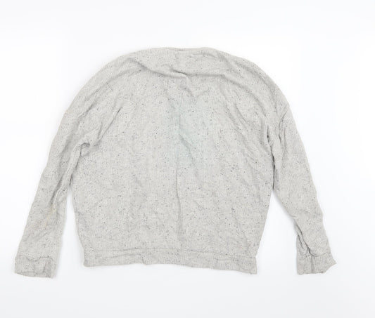 Marks and Spencer Girls Grey Geometric  Top One Piece Size 15-16 Years