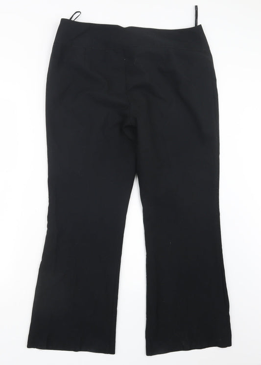 Dorothy Perkins Womens Black   Trousers  Size 14 L28 in