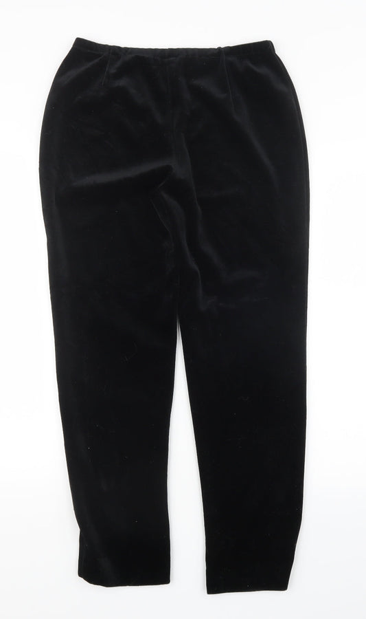 Diana Martin Womens Black   Trousers  Size 10 L27 in