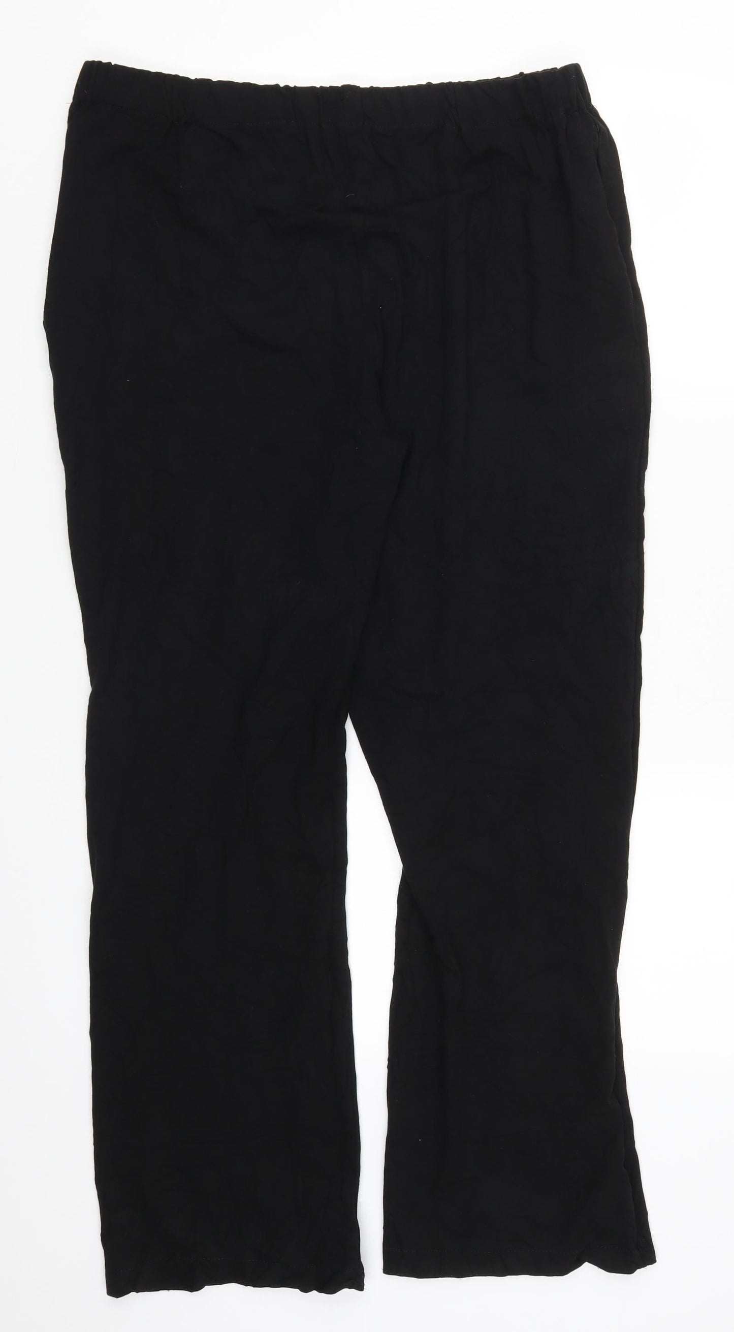 Preworn Womens Black   Trousers  Size 35 in L29 in