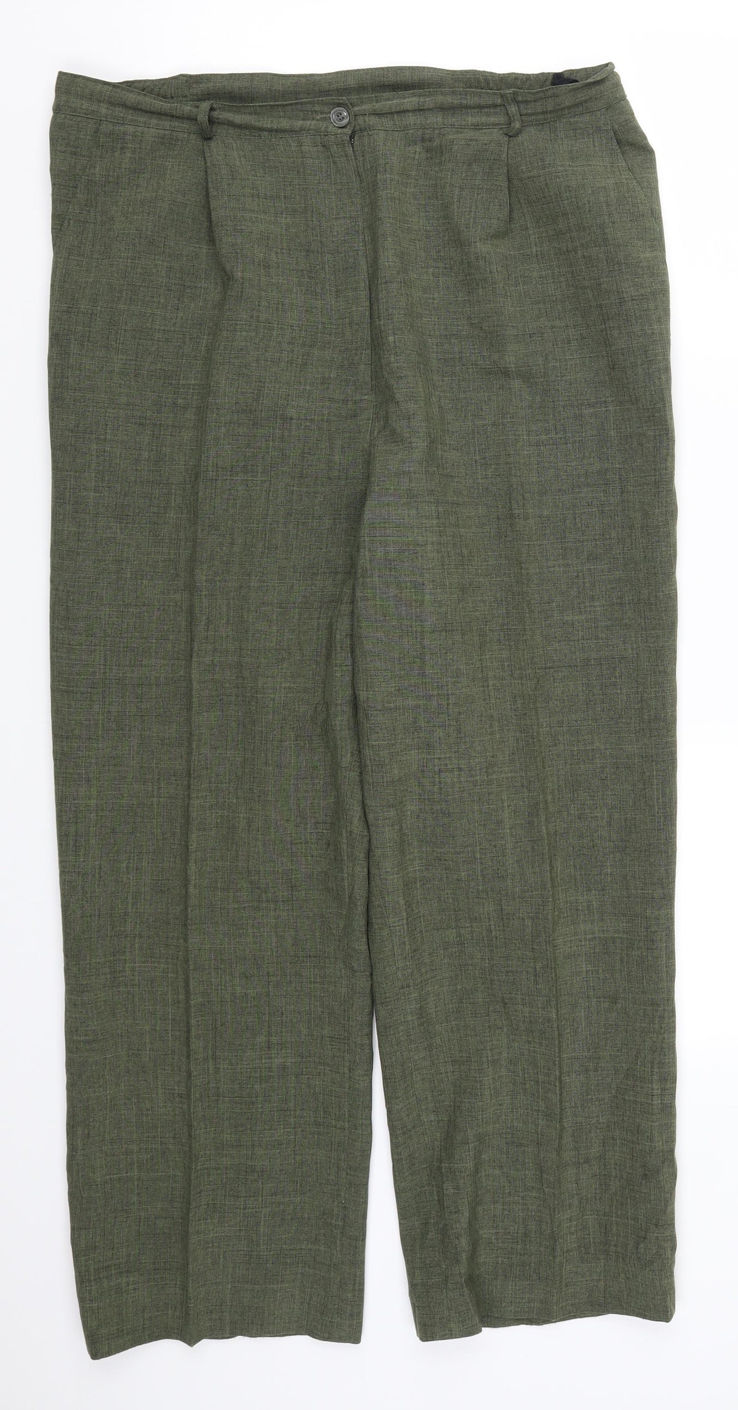 Essentials Womens Green   Trousers  Size 18 L26 in