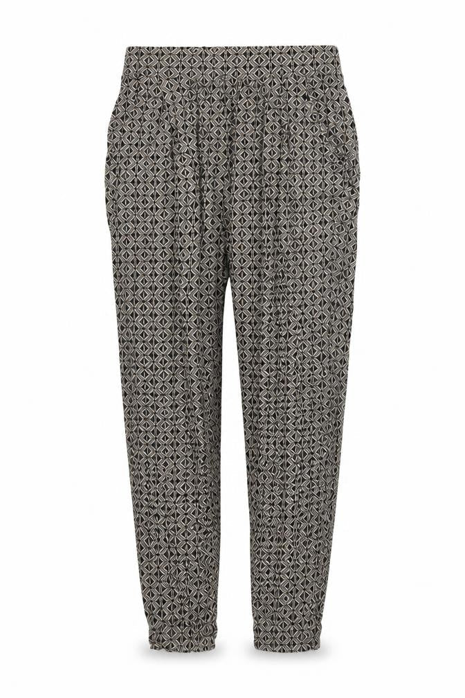 Preworn Womens Brown Geometric  Trousers  Size 30 in L25 in