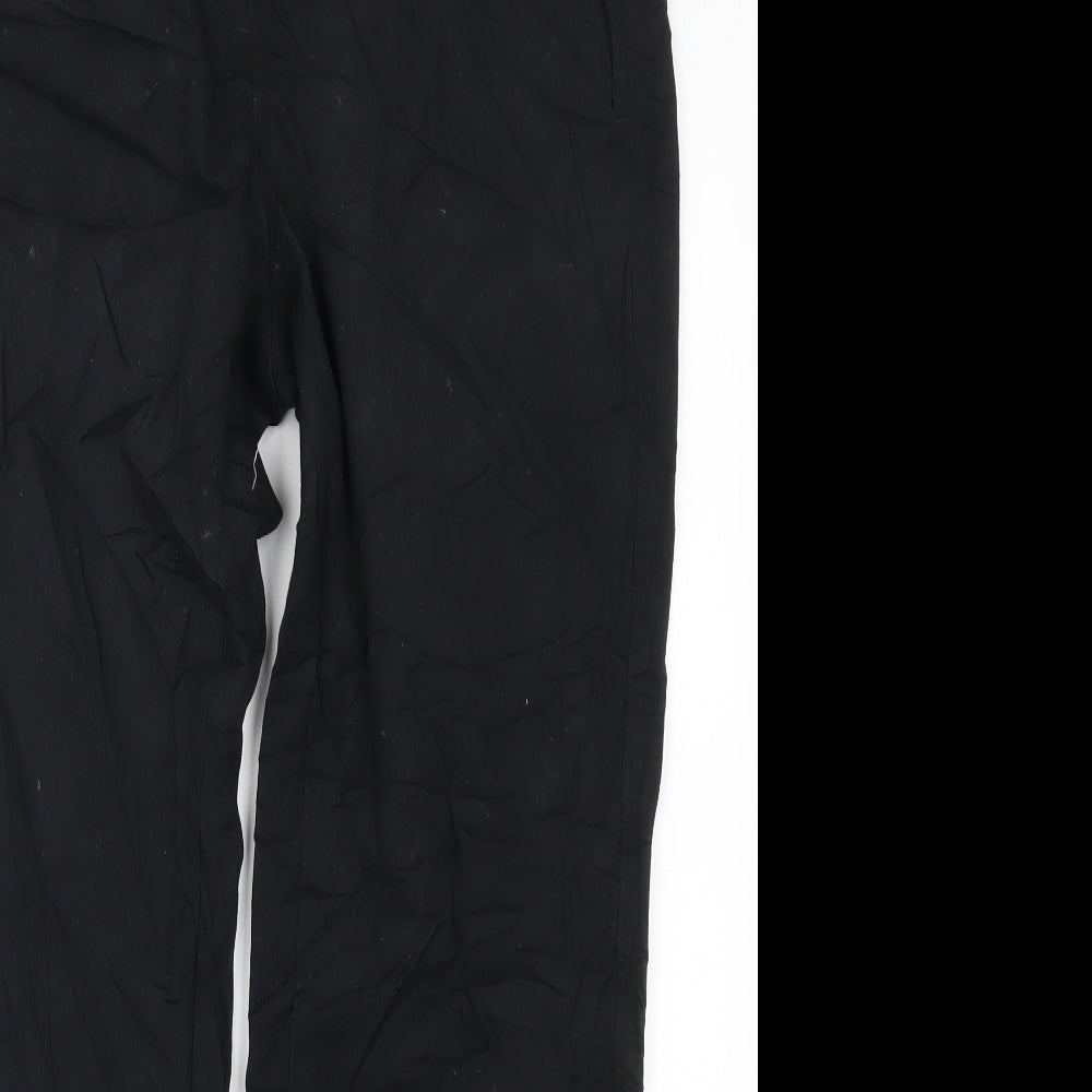 Marks and Spencer Womens Black   Trousers  Size 14 L28 in