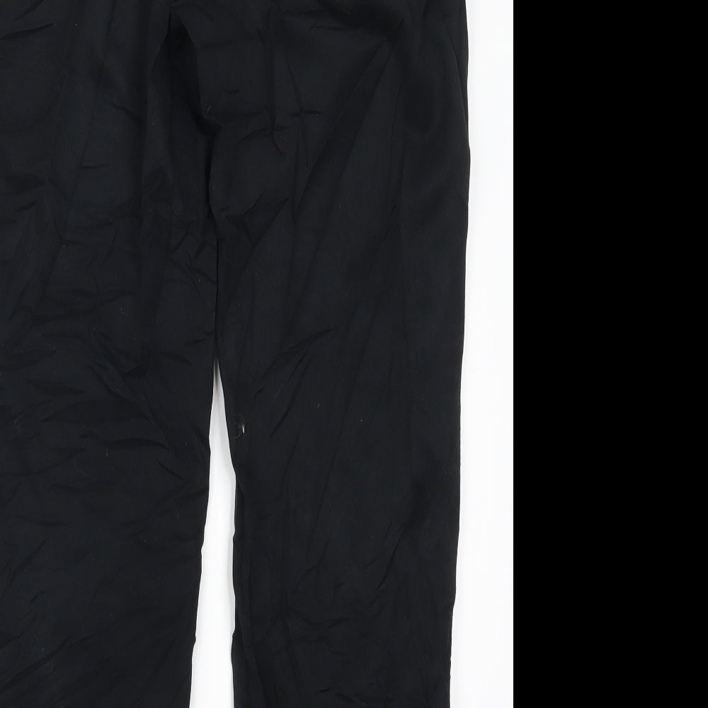 Marks and Spencer Womens Black   Trousers  Size 14 L28 in