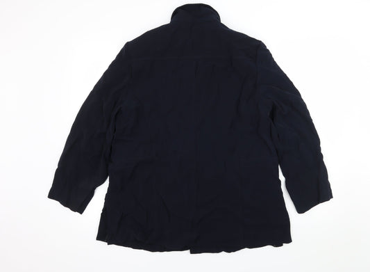 Gold Womens Blue   Jacket  Size 18