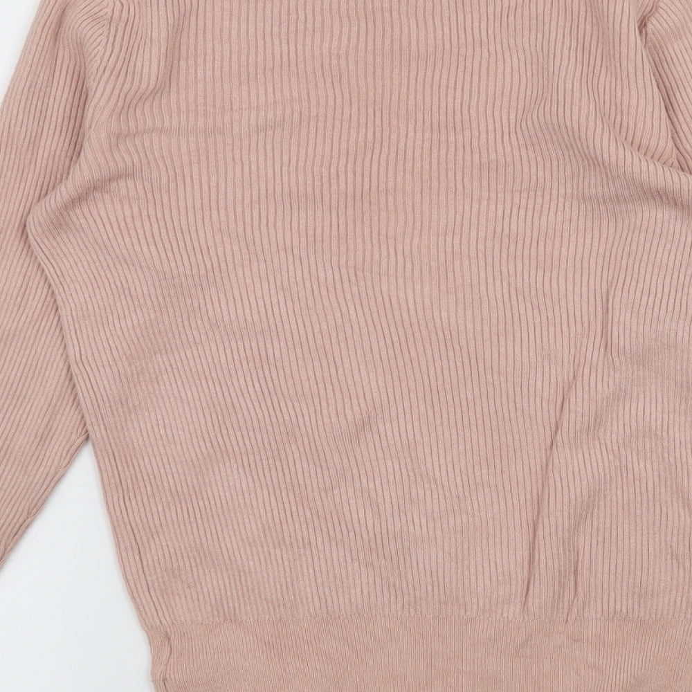 Marks and Spencer Womens Pink  Knit Pullover Jumper Size 8