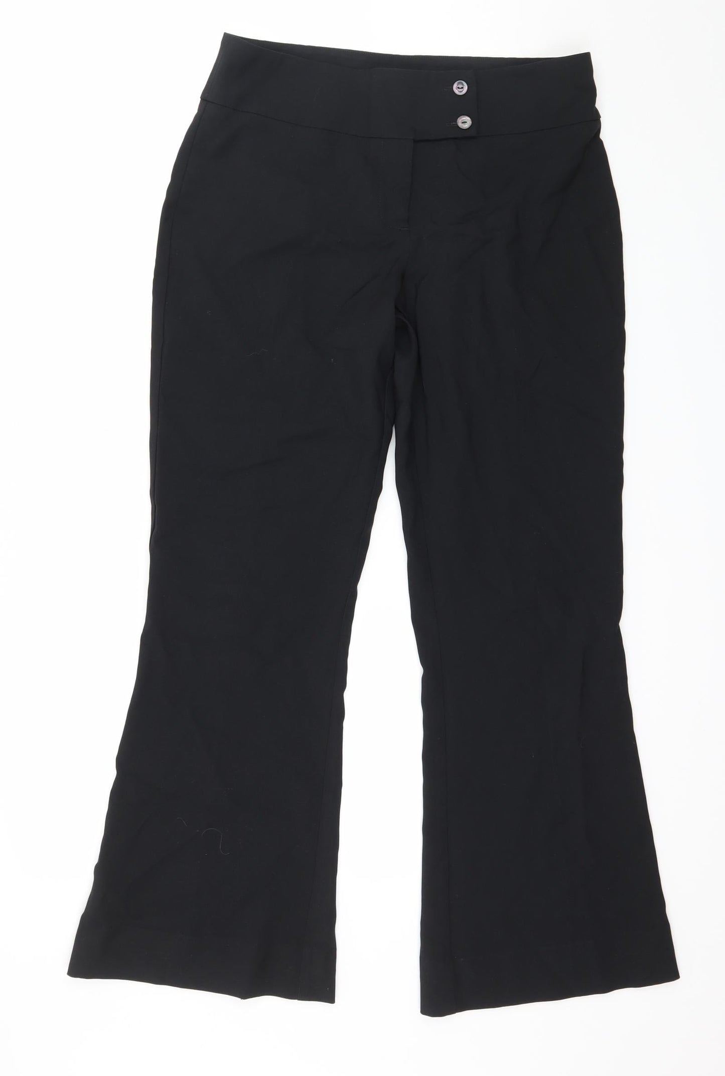Inline Womens Black   Trousers  Size 10 L28 in