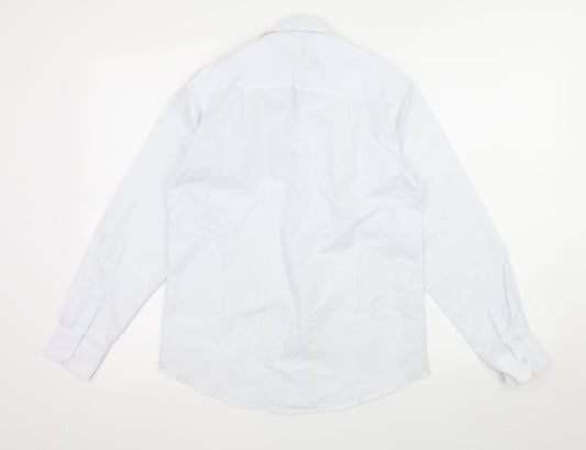 KCL London Girls White   Basic Button-Up Size 11-12 Years