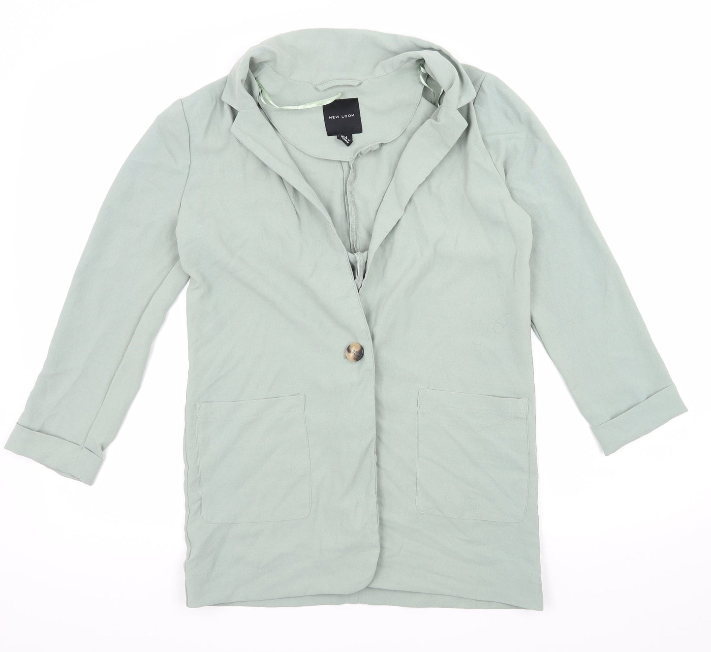 New Look Womens Green   Jacket Blazer Size 6