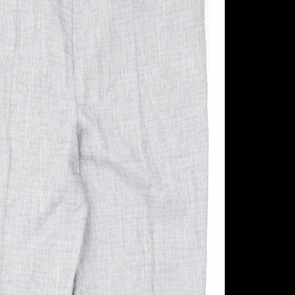 M&S Womens Grey   Trousers  Size 18 L20 in