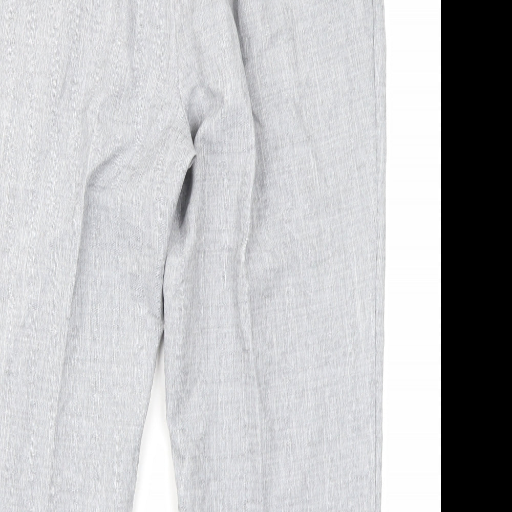 M&S Womens Grey   Trousers  Size 18 L20 in