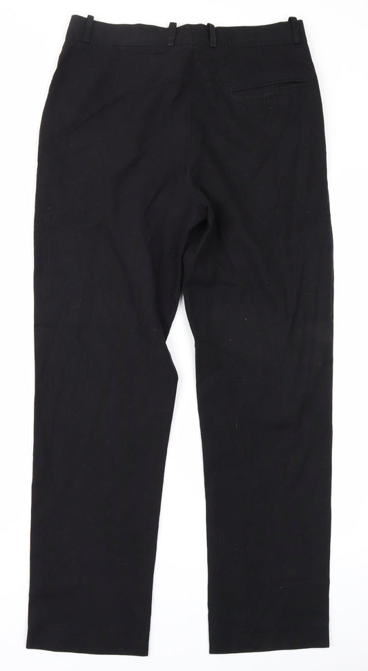 Preworn Womens Black   Trousers  Size 30 in L27 in