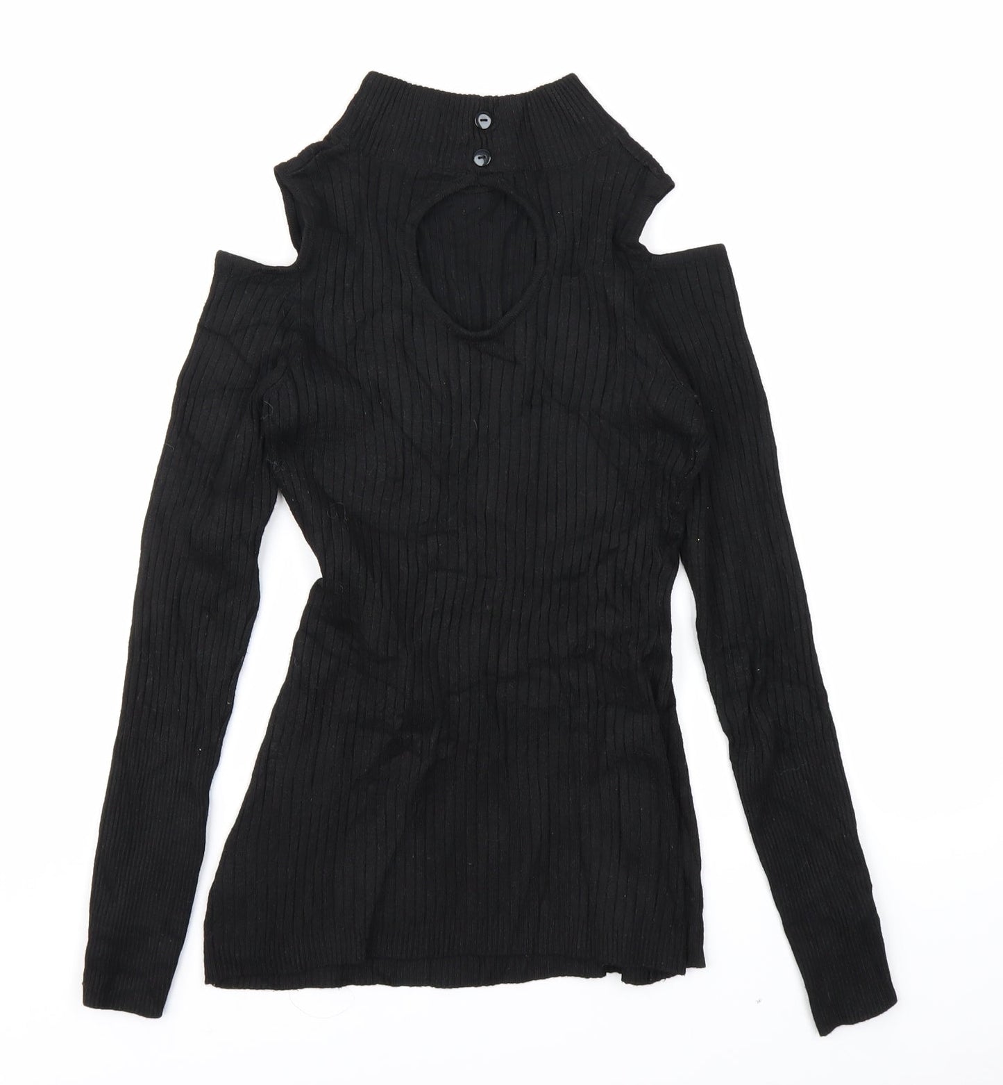Preworn Womens Black   Pullover Jumper Size M