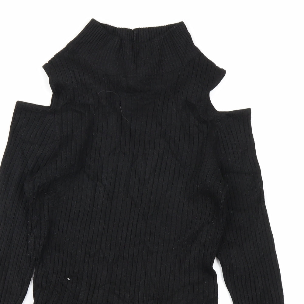 Preworn Womens Black   Pullover Jumper Size M