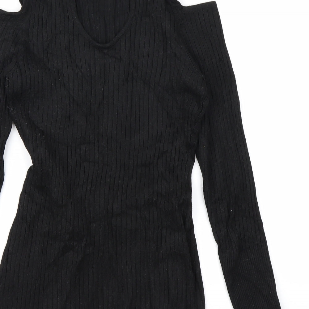 Preworn Womens Black   Pullover Jumper Size M