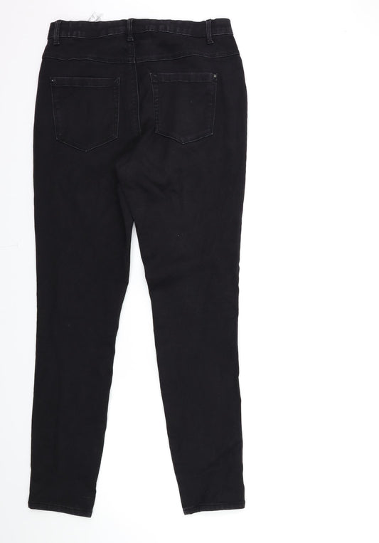 Only Womens Black  Denim Skinny Jeans Size 30 in L30 in