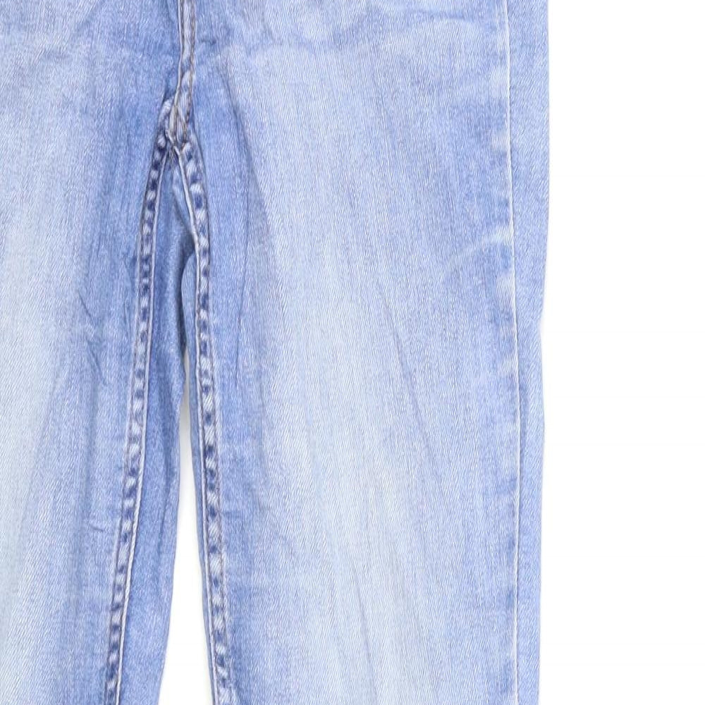 H&M Womens Blue  Denim Skinny Jeans Size 8 L30 in