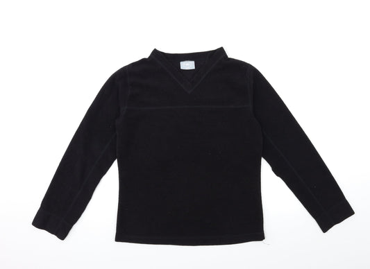 PSL Womens Black  Fleece Pullover Jumper Size 10