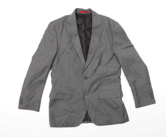 Burton Mens Grey   Jacket Suit Jacket Size 36