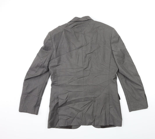 Burton Mens Grey   Jacket Suit Jacket Size 36