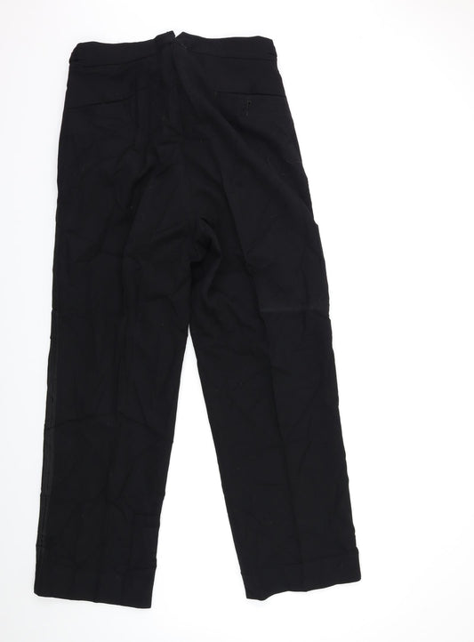Preworn Womens Black  Rayon Trousers  Size 32 in L30 in