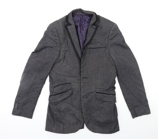 Greenwods Mens Grey   Jacket Suit Jacket Size 34