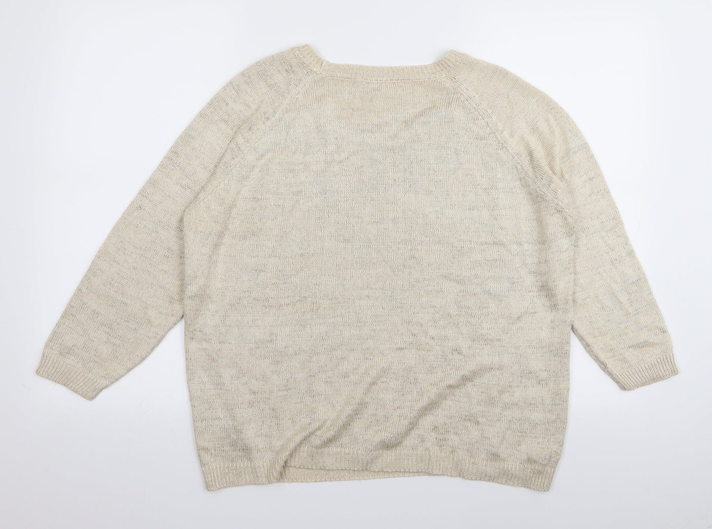 River Island Womens Beige   Pullover Jumper Size 14