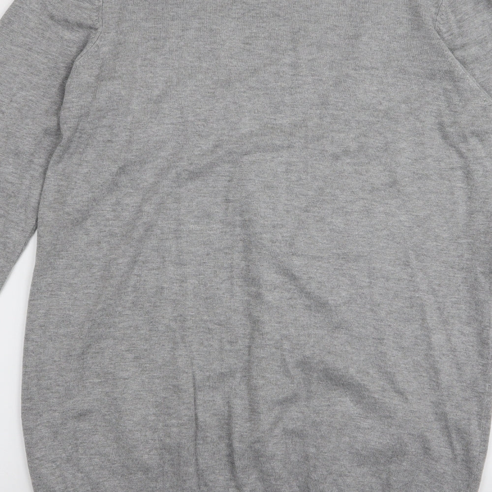 BHS Womens Grey   Cardigan Jumper Size 10