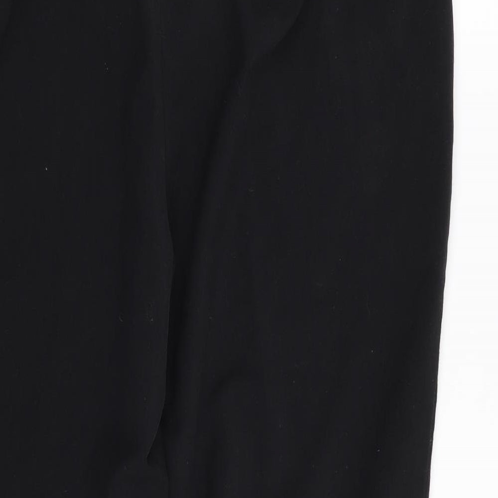 M&S Womens Black   Trousers  Size 14 L27 in