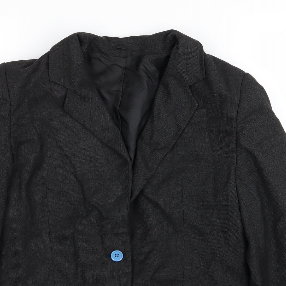 Stevensons Mens Black   Jacket Blazer Size 36