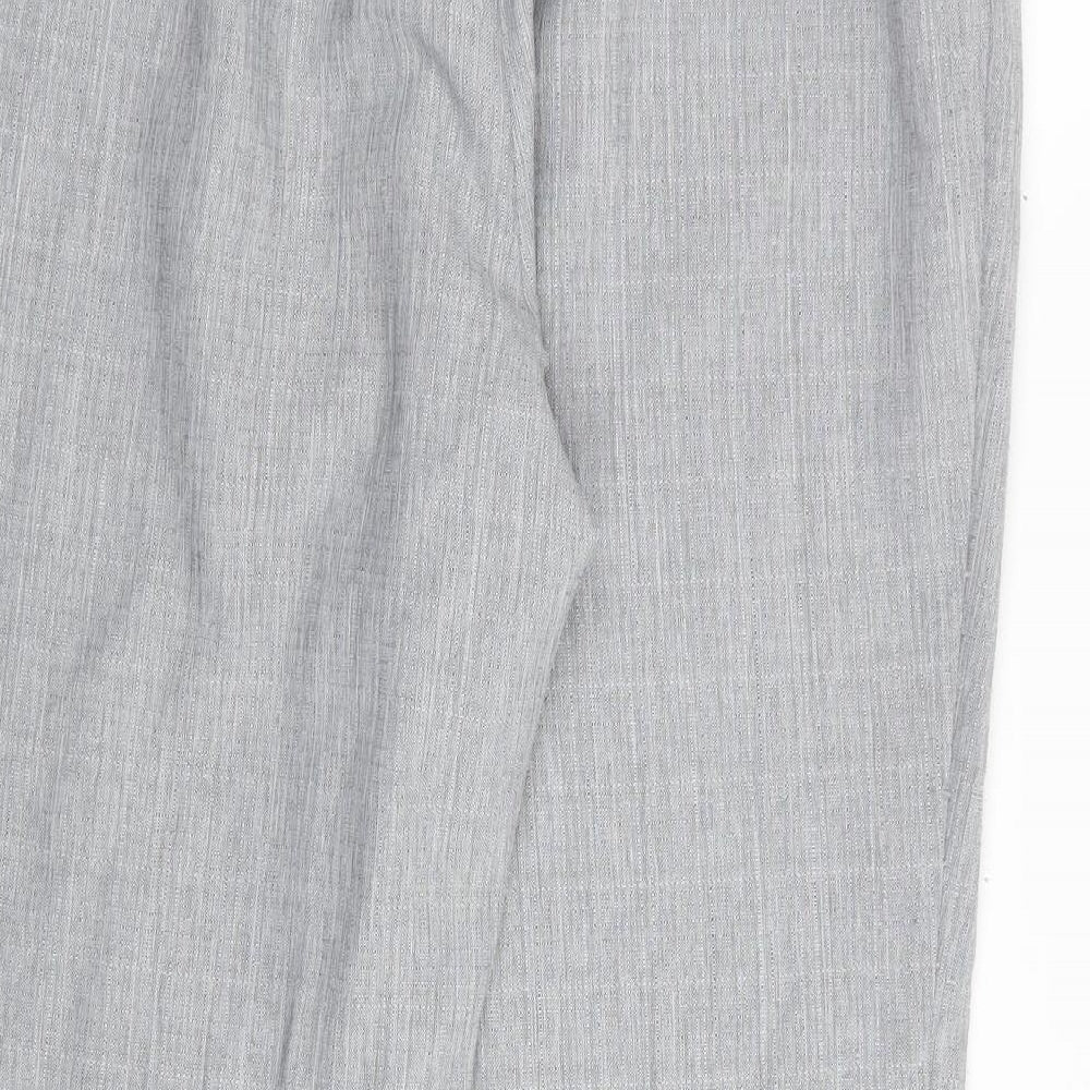 M&S Womens Green   Trousers  Size 16 L28 in