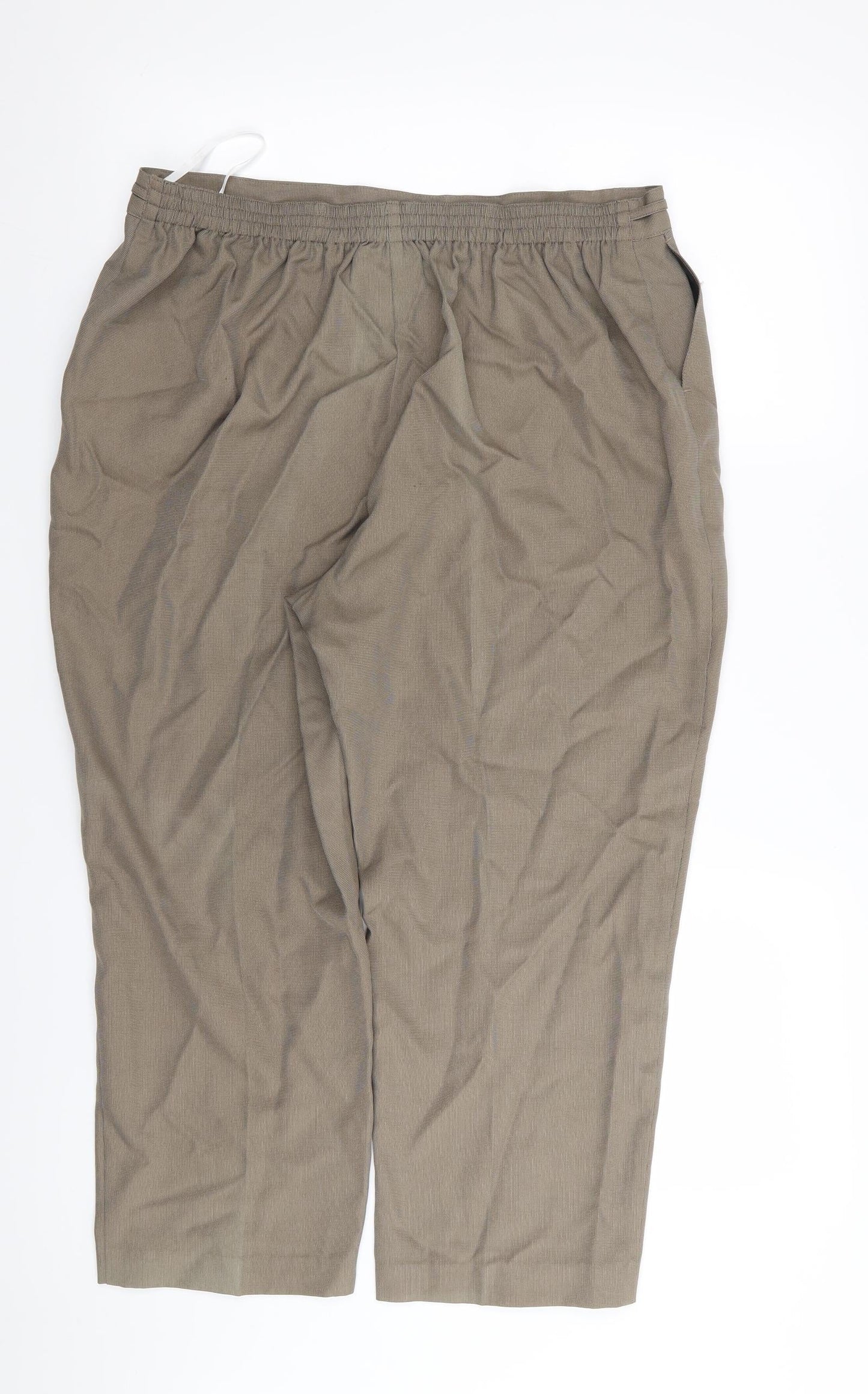 M&S Womens Brown   Trousers  Size 30 in L22 in