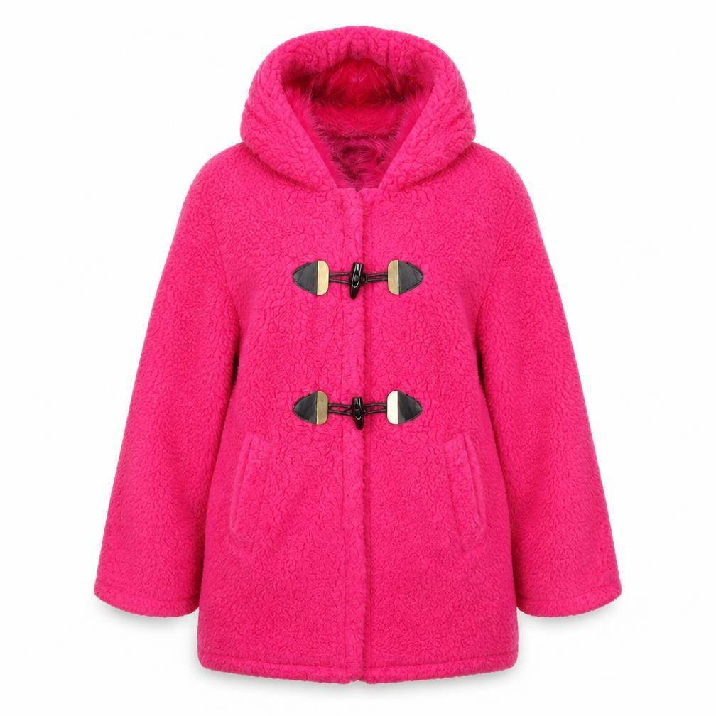 AIBEILI Womens Pink   Jacket Coat Size M