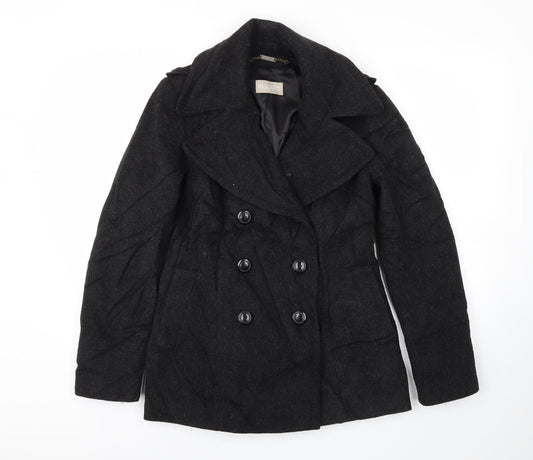 PLANET Womens Black   Jacket Coat Size 8