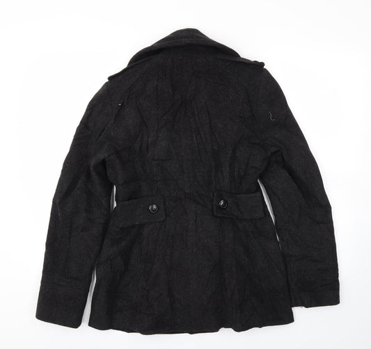 PLANET Womens Black   Jacket Coat Size 8