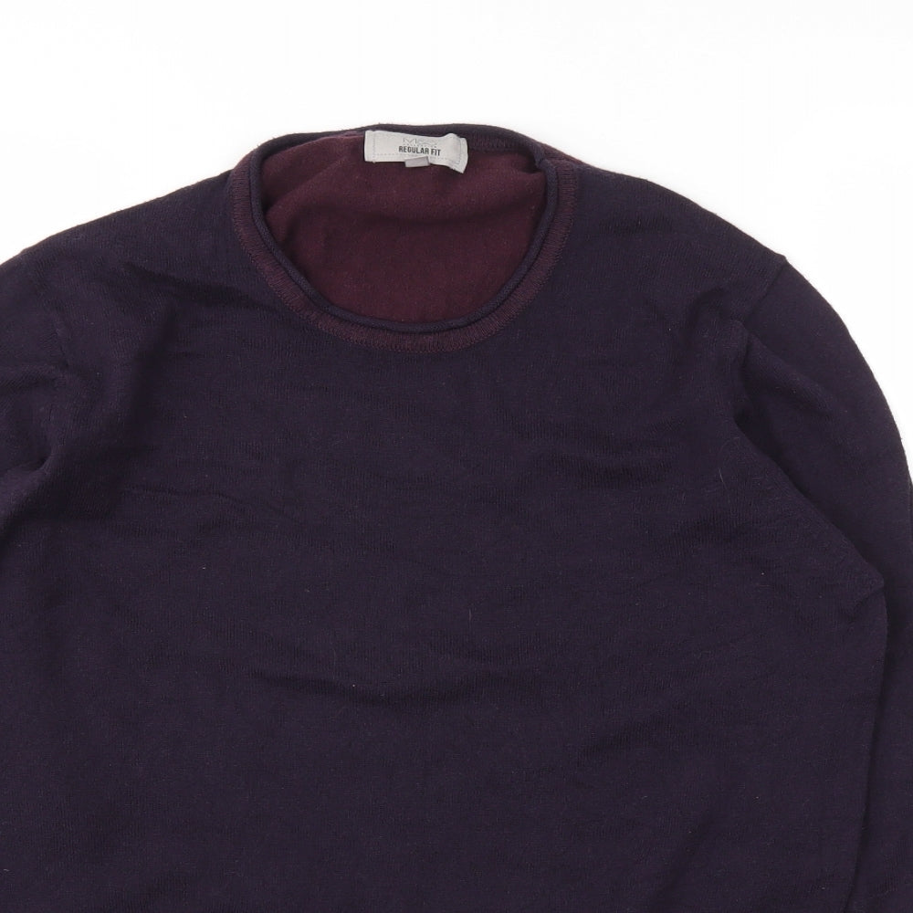 M&S Mens Red   Pullover Sweatshirt Size M